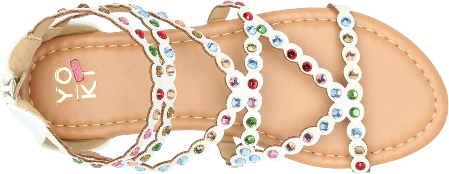 YOKI Girl's Gladiator Sandal
