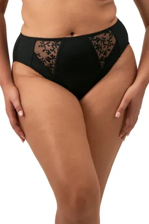 Zarla High Leg Brief Black