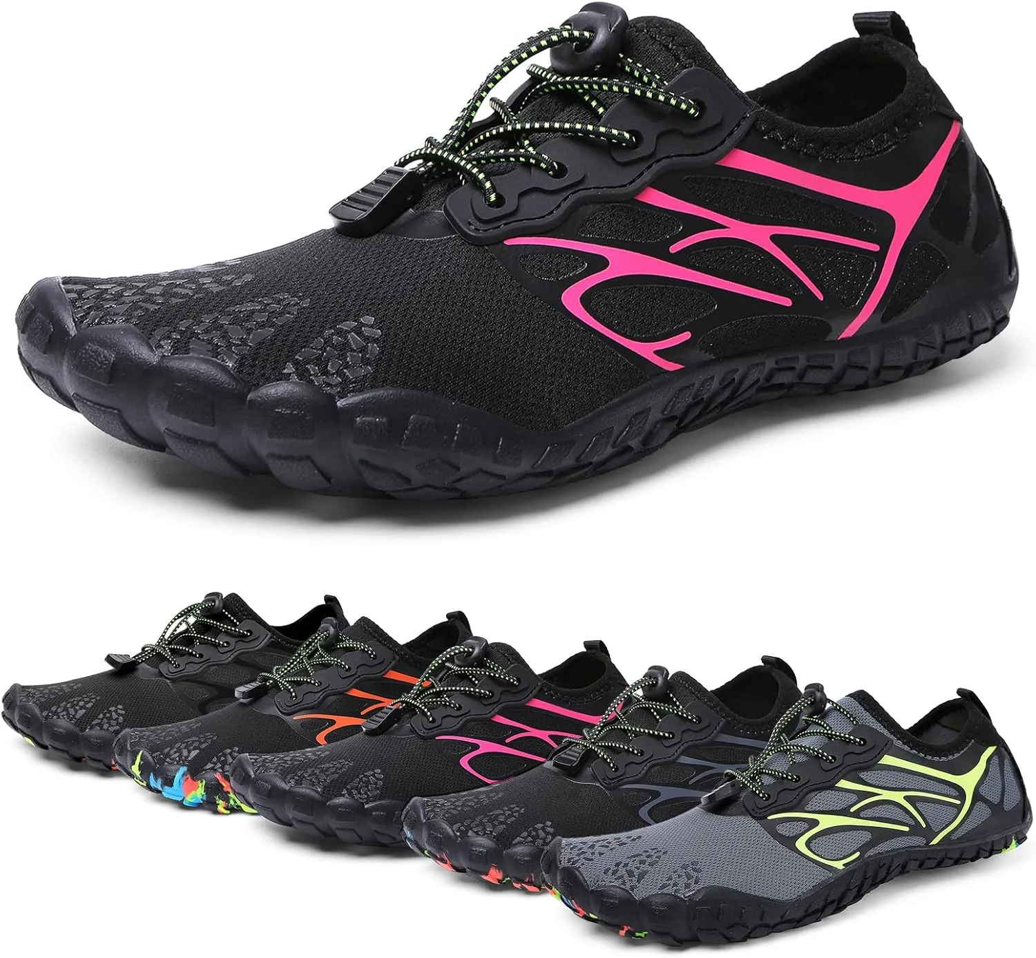 ziitop Water Shoes for Men Women Beach Barefoot Swim Rock Climbing Pool Shoes Socks, Anti-Slip Breathable Quick Dry Lightweight Slip-on, Outdoor Sport Hiking Walking Boating Fishing Diving Surfing